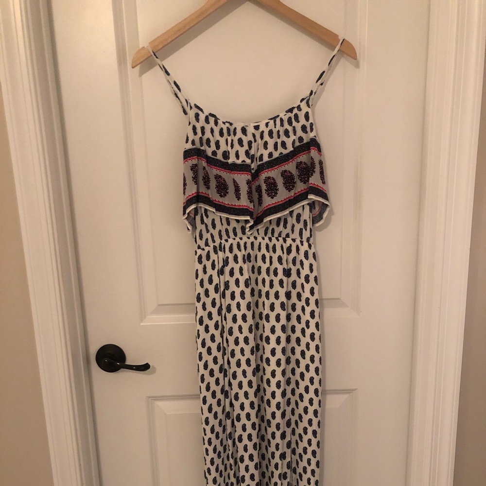 Paisley Maxi Dress - White